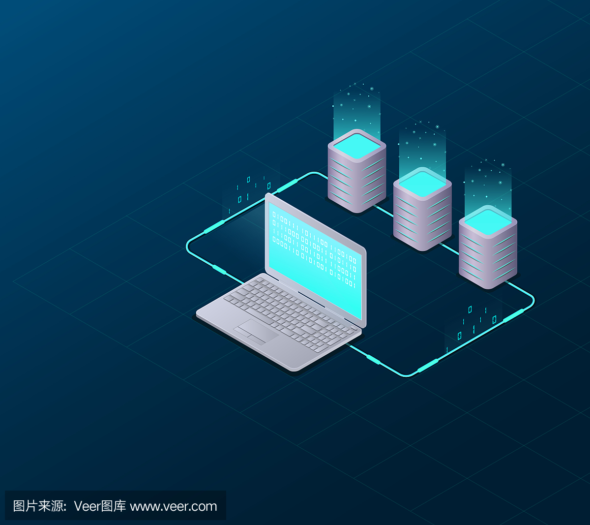大數(shù)據(jù)處理概念、網(wǎng)絡主機和服務器室、計算機。互聯(lián)網(wǎng)網(wǎng)絡通信。大數(shù)據(jù)數(shù)據(jù)同步與存儲。三維平面設計。
