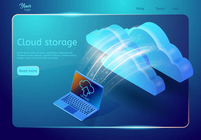 大數據處理、等距數據中心、矢量信息處理和存儲的概念。具有抽象幾何元素的創造性插圖
